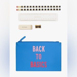 NWT Kate Spade Back To Basics Pencil Bag
